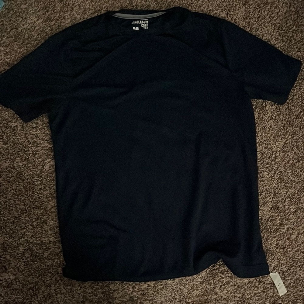 men’s navy dry fit shirt